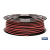 Rollo 100m Cable Paralelo Rojo/negro (2x1,5)