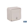 Pulsador Campana Superficie Modelo Atlantis 10a Blanco