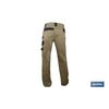 Pantalon Trabajo Lenoir 280gms/m Beige-negro T-40