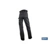 Pantalon Trabajo Multib. Carlson 300gms/m Gris-negro T-54