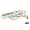 Base Bipolar 3 Tomas Y Prolongación 1,5m Con T/t Lateral 16a 250v Usb