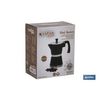 Cafetera Baviera Negra 6 Tazas Aluminio Induc