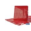 Pack De 10 Sacos De Polymesh 55x83 Cm Rojo Con Pasador