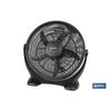 Ventilador De Suelo Modelo Toledano 5 Palas 3 Velocidades 90w Negro