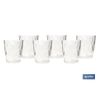 Pack De 6 Vasos Altos Modelo Jade | Capacidad: 47 Cl | Transparente