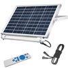 Kit Panel Solar Y Luz Led Solar T8 Mando Y Cable Ip65 5w 630lm 4000k
