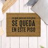 Felpudo, Fibra Coco Con Base Antideslizante, 40x70cm, Lo Que Pasa En El Piso