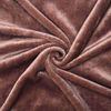 Mantas Para Sofá De Terciopelo Tacto Suave 100% Microfibra 130x160 Cm Marron