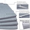 Pack 4 Cojines Para Sillas Para Interiores Y Exteriores 40x40x3 Cm