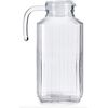 Pack 2 Jarras De Agua Con Tapa Cristal 1,8l 9x27x16,5 Cm