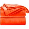 Mantas Para Sofá De Terciopelo Tacto Suave 100% Microfibra 160x220 Cm Naranja