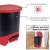 Cubo Basura Con Pedal Plastico Resistente Capacidad 30l