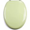 Tapa Wc Universal Con Bisagras De Acero Inox De Madera 43,5x37,5 Cm Verde Pastel