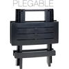 Mesa Plegable Portátil Ideal Para Jardin Y Exteriores 43x45x50 Cm