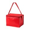 Nevera Portatil 6 Latas Con Asa, Int. Isotermo, Tejido Non-woven, Rojo