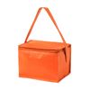 Nevera Portatil 6 Latas Con Asa, Isotermo, Tejido Non-woven, Naranja