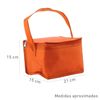 Nevera Portatil 6 Latas Con Asa, Isotermo, Tejido Non-woven, Naranja