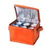 Nevera Portatil 6 Latas Con Asa, Isotermo, Tejido Non-woven, Naranja