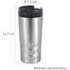 Vaso Termo Con Tapa De Seguridad Y Dosificador De Acero Inox 310 Ml