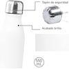 Botella Con Tapón De Seguridad Ligera Y Resistente De Aluminio 550 Ml