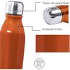 Botella Con Tapón De Seguridad Ligera Y Resistente De Aluminio 550 Ml