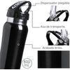 Botella Con Dosificador Abatible Y Asa De Acero Inox 800 Ml