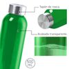 Pack De 2 Botellas Transparentes Y Tapon A Rosca Cristal 500 Ml