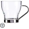 Pack De 3 Tazas De Cafe Originales De Cristal 200 Ml 19x8x10 Cm