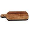 Tabla Cortar Cocina Con Borde Decorado Madera Acacia 33,5x21,5x1,5 Cm