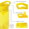 Pack De Mochila Y Botella Con Boquilla Plegable 22x26,5x8 Cm 440 Ml Amarillo