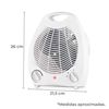 Calefactor Vertical Bajo Consumo Termostato Ajustable 1.000w / 2.000w