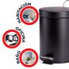 Papelera Con Pedal Y Cubo Extraible De Acero Inoxidable 20l