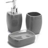 Set 3 Accesorios De Baño Dispensador Vaso Y Jabonera Ceramica