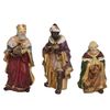 Set De 3 Figuras Para Belen De Los Reyes Magos, Reyes A Pie