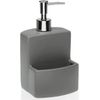 Dispensador Jabon Baño Con Hueco Para Estropajo 10x10x19 Cm