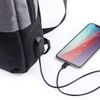 Bandolera Multiuso Con Conexión Usb Y Bolsillo Para Tablet 20x29x6.5cm