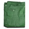 Lona Multiusos Material Impermeable Con Ojales De Aluminio 3x4 M Verde