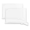 Pack De 2 Divisores De Estanteria Material Reciclaje 30x5x23cm Transparente