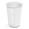 Vasos Desechables 50 Unidades De Plastico 250 Cc Blanco