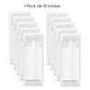 Pack De 10 Bolsas Set De 3 Cubiertos Y Servilleta De Plastico Blanco