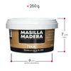 Masilla Para Para Rellenar Y Retapar Madera, Interior, 250g, Teka