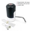 Dispensador Automatico De Agua Con Carga Usb, Abs Y Acero, 6,5x12 Cm