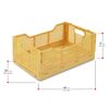 Caja Plegable Apilable Para Almacenaje, Plástico, L 40x30x17 Cm, Ocre