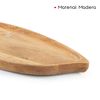 Vaciabolsillos Con Forma De Hoja, Madera, 20 X 10,5 X 1,5 Cm