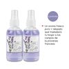 Pack 2 Ambientadores Spray, Cada Spray 120ml, Vidrio, Lavanda