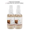 Pack 2 Ambientadores Spray, Cada Spray 120ml, Vidrio, Canela