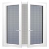 Mosquitera Ventana Ajustable, Blanco, Recortable, Adhesiva 100x100 Cm