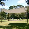 Toldo De Vela Rectangular, Tela Repelente Al Agua, 4x3 M, Beige