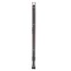 Barra Cortinas, Negro Mate, Aluminio Inoxidable, Extensible 110-200cm