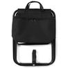 Silla Plegable Con Asas Y Nevera, Aluminio, 26x32x34 Cm, Negro